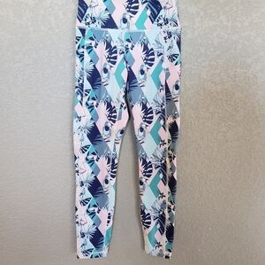 Leggings with pecans birds and pockets